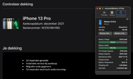 (No.5356) iPhone 13 Pro 128GB Graphite **B-Grade**
