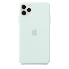 iPhone 11 Pro Max: Liquid Silicone case (Seafoam)