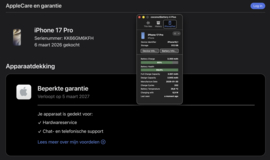 (No.6908) iPhone 17 Pro 512GB Blauw **B-Grade**