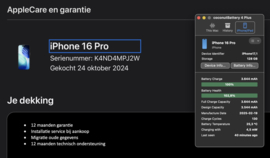 (No.6530) iPhone 16 Pro 128GB Black Titanium **A-Grade**