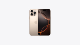 (No.6859) iPhone 16 Pro 128GB Desert Titanium **A-Grade**