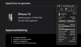 (No.6952) iPhone 13 Roze 128GB  **A-Grade**