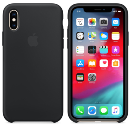 iPhone X / Xs: Liquid Silicone case (Black)