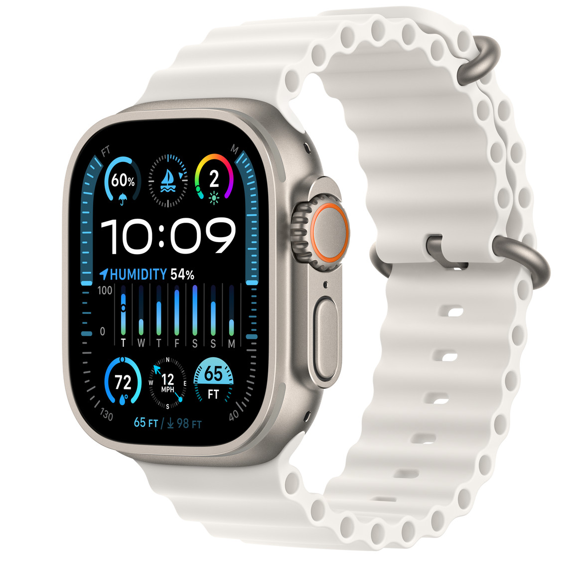 (No.5661) Apple Watch Ultra (2e gen)  Ocean white 49mm **gloednieuw**