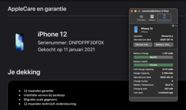 (No.5900) iPhone 12  zwart 128GB  **A-Grade**