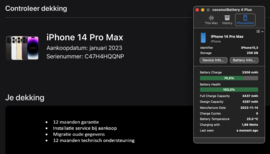 (No.5317) iPhone 14 Pro Max 256GB Space Black **A-Grade**