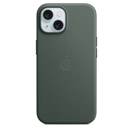 FineWoven case voor iPhone 15 met Magsafe (Evergreen)