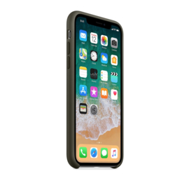 iPhone X / Xs: Liquid Silicone case (Olive)