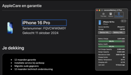 (No.6529) iPhone 16 Pro 128GB Black Titanium **A-Grade**