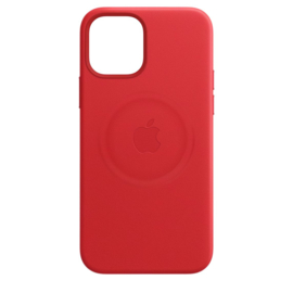 iPhone 12 Mini: Leather case (Product)Red