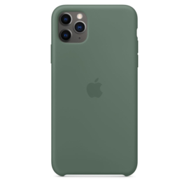 iPhone 11 Pro: Liquid silicone case (Pijnboom groen)