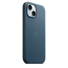 FineWoven case voor iPhone 15 met Magsafe (Ocean Blue)