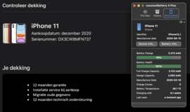(No.5617) iPhone 11 64GB Rood **A-Grade**