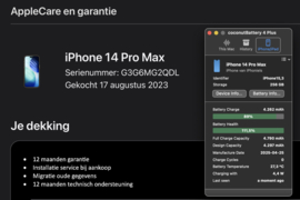 (No.6354) iPhone 14 Pro Max 256GB Goud **A-Grade**