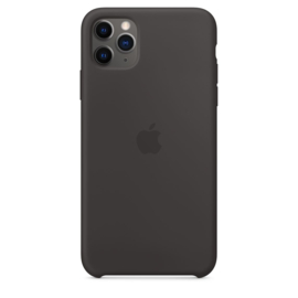 iPhone 11 Pro: Liquid silicone case (zwart)