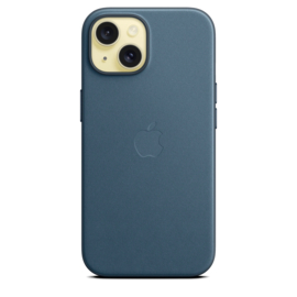 FineWoven case voor iPhone 15 met Magsafe (Ocean Blue)