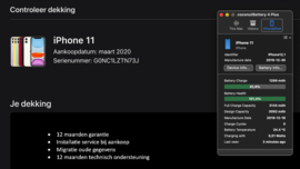 (No.5489) iPhone 11 paars 128GB **A/B-Grade**