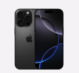 (No.5607) iPhone 16 Pro 256GB Black Titanium **nieuw**