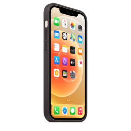 iPhone 12 Pro Max: Liquid Silicone case (Zwart)