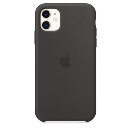 iPhone 11: Silicone case (zwart)