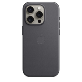 FineWoven case voor iPhone 15 Pro met Magsafe (Zwart)