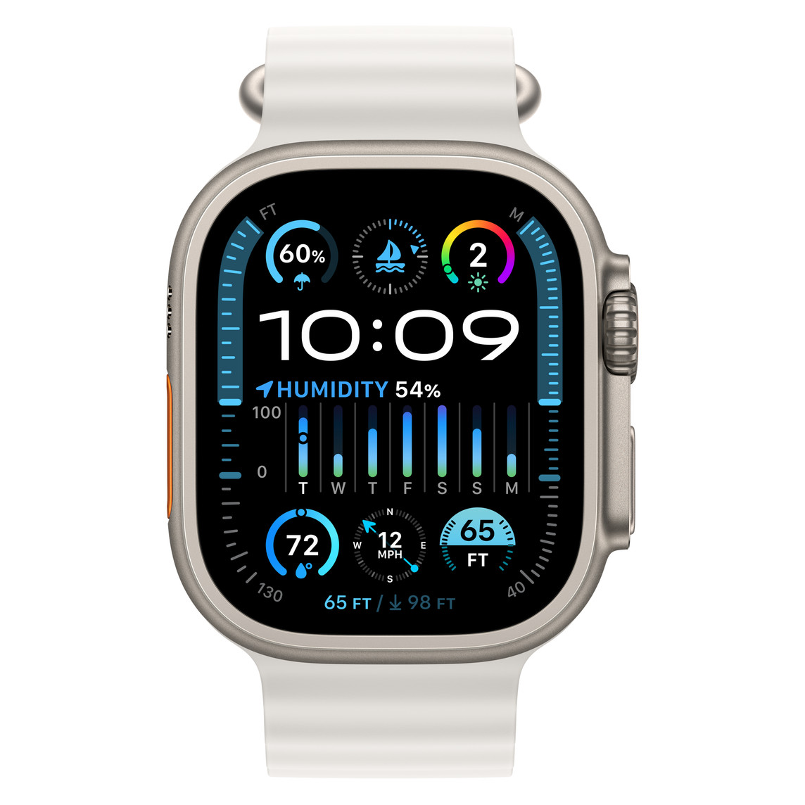 (No.5661) Apple Watch Ultra (2e gen)  Ocean white 49mm **gloednieuw**