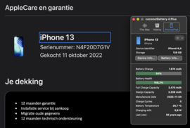 (No.6507) iPhone 13 Midnight 128GB  **B/C-Grade**