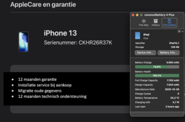 (No.6458) iPhone 13 Roze 128GB  **A-Grade**