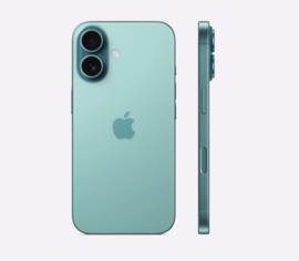 (No.5711) iPhone 16 Blauw-Groen (Teal) 128GB  **A-grade**
