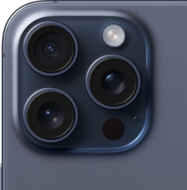 (No.4646) iPhone 15 Pro 128GB Blue Titanium **nieuw**