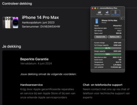 (No.4463) iPhone 14 Pro Max 256GB Space Black **A-Grade**