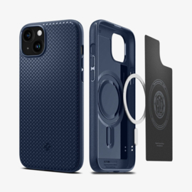 iPhone 15: Spigen Mag Armor (MagFit)case (Navi Blue)