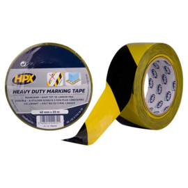 Zelfklevende afzettape Heavy Duty geel/zwart 48mm x 33m