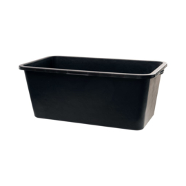 Speciekuip RECHTHOEKIG, zwart 60L