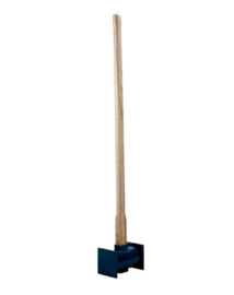 Tuinhamer metaal, met steel 90cm