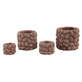 729258 | Coni pot pinecone figure M - dark | PTMD