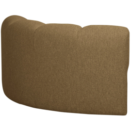 377458-GM | Mojo hoekelement - bouclé geel/bruin melange | WOOOD