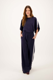 Top met vlindermouw - donkerblauw | Zusss 
