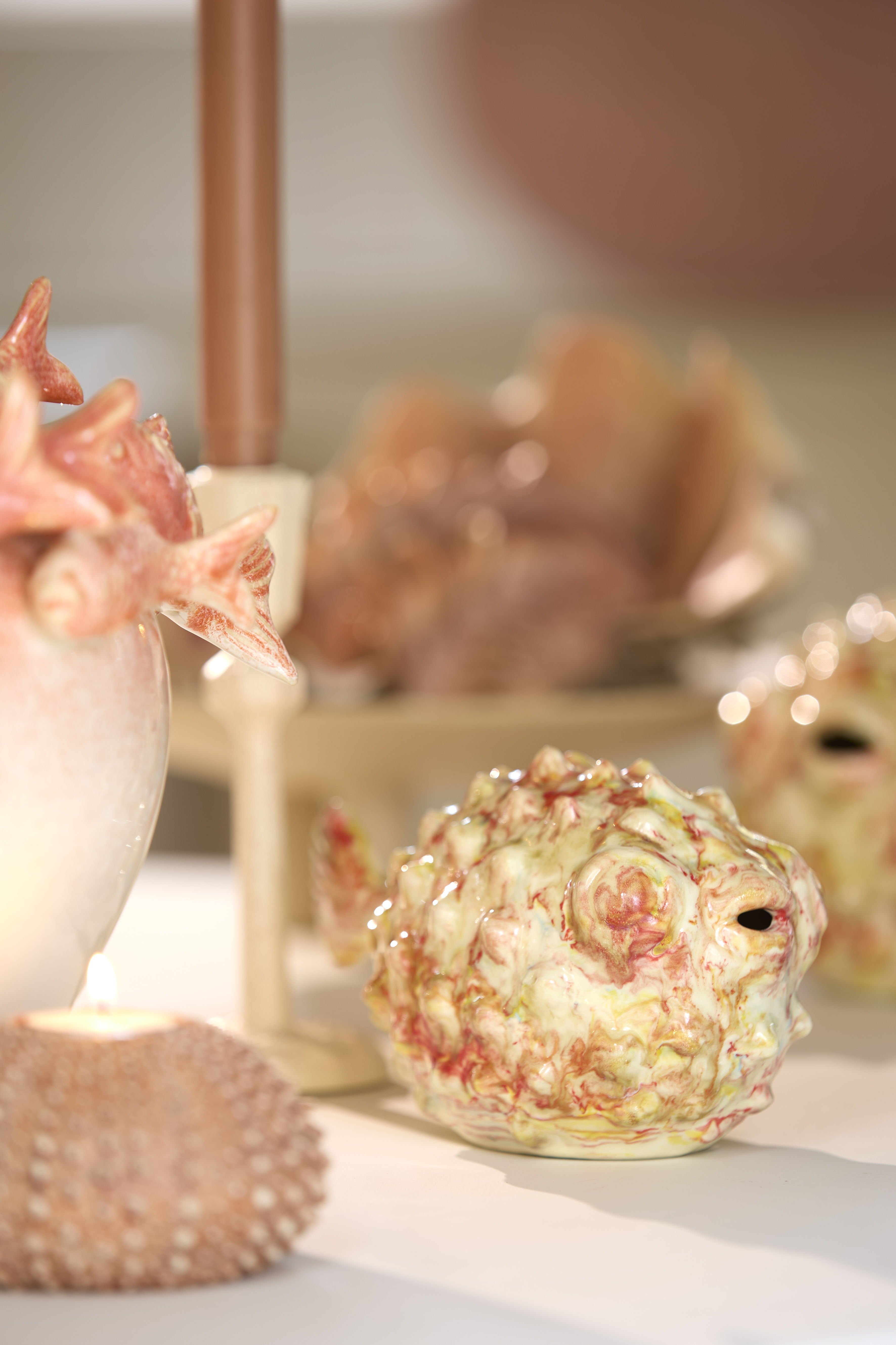 7606113 | Ornament 20x11,5x11,5 cm FISH | Light & Living