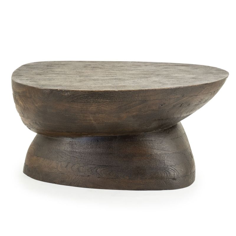 230286 | Coffee table Cobble - brown | By-Boo