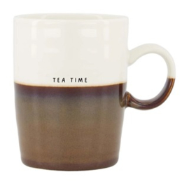 Theemok tea time - wit/bruin | Zusss