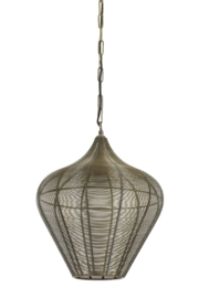 2948018 | Hanglamp Ø36x40 cm ALVARO antiek brons | Light & Living