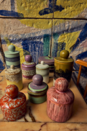 KST0316 | 70s ceramics: medium storage jar, truffle | HKliving - Eind oktober verwacht!