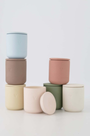 Geurkaars keramiek hartje - lichtroze | Zusss