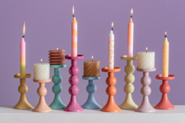 PT4261PU | Candleholder Funky small - soft purple | Present Time