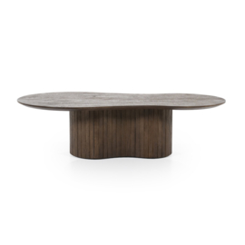 96152 | Salontafel Jordy 130x70 - bruin | Eleonora