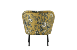 800748-40 | Vogue fauteuil - fluweel poppy mosterd | BePureHome