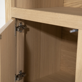 96287 | Kabinet Helsinki 120x220cm 4-drs. - naturel | Eleonora