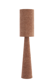 1891979 | Vloerlamp Ø38x180 cm MICKY - bouclé burgundy | Light & Living (alleen afhalen)
