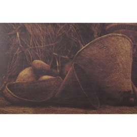 733032 | Nimrod painting baskets - dark brown | PTMD